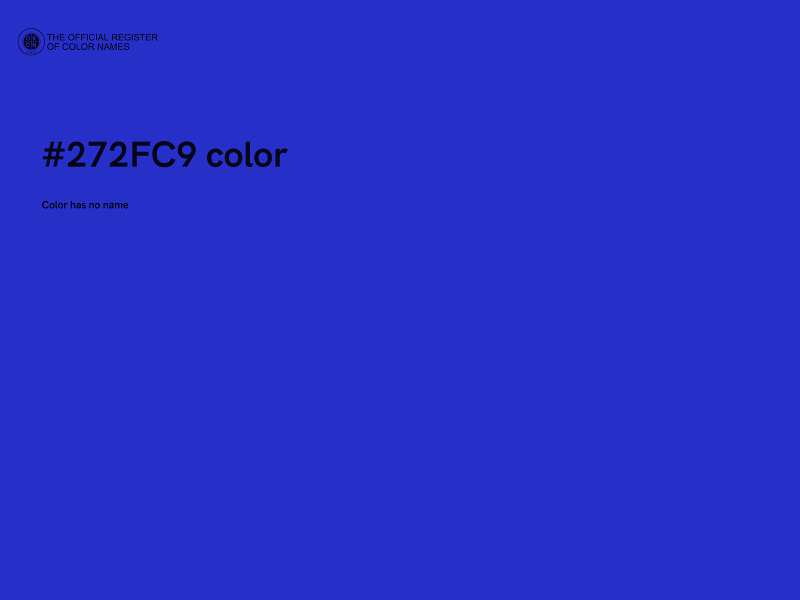 #272FC9 color image