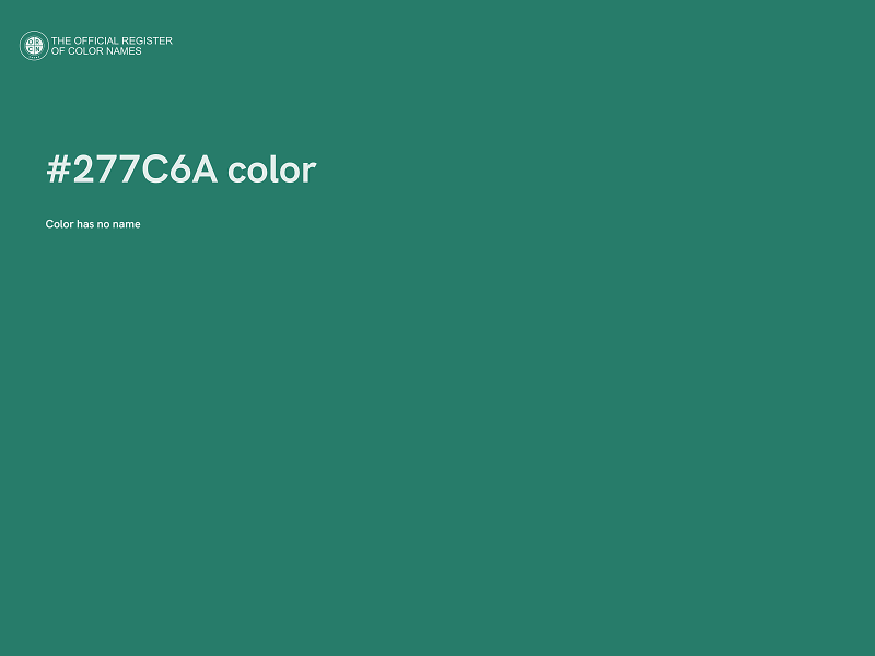 #277C6A color image