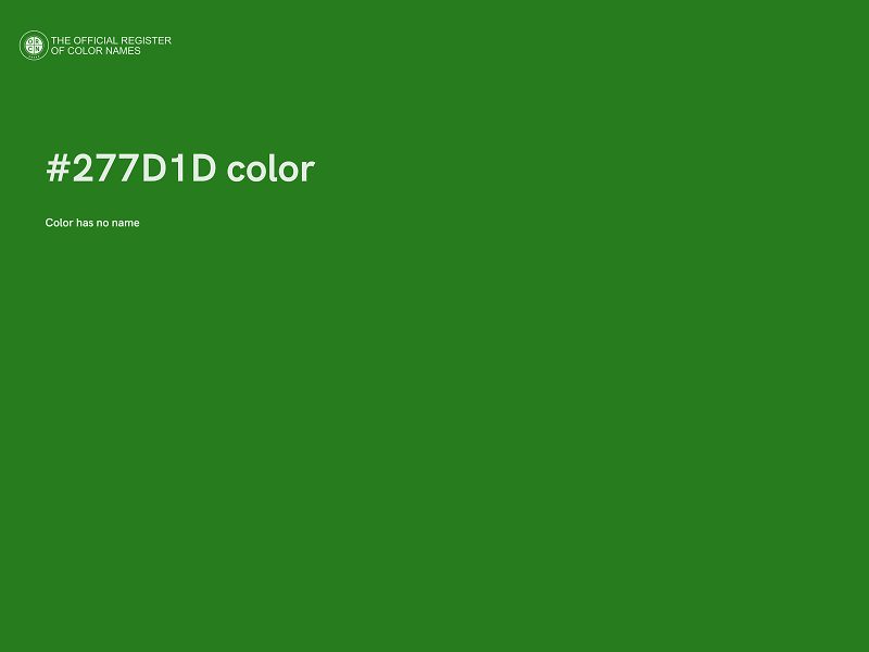 #277D1D color image