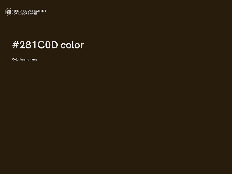 #281C0D color image