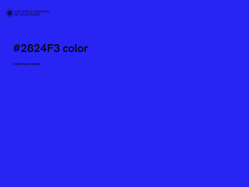 #2824F3 color image