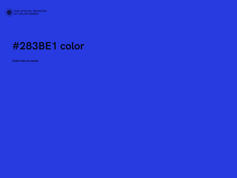 #283BE1 color image