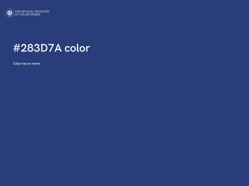 #283D7A color image