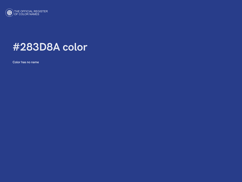 #283D8A color image