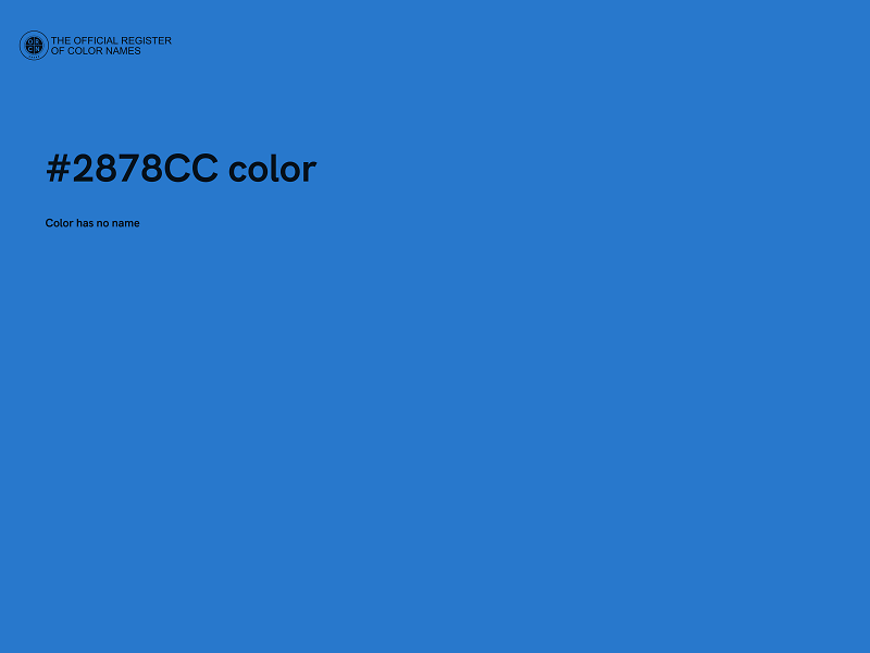 #2878CC color image