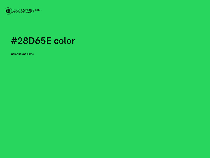 #28D65E color image