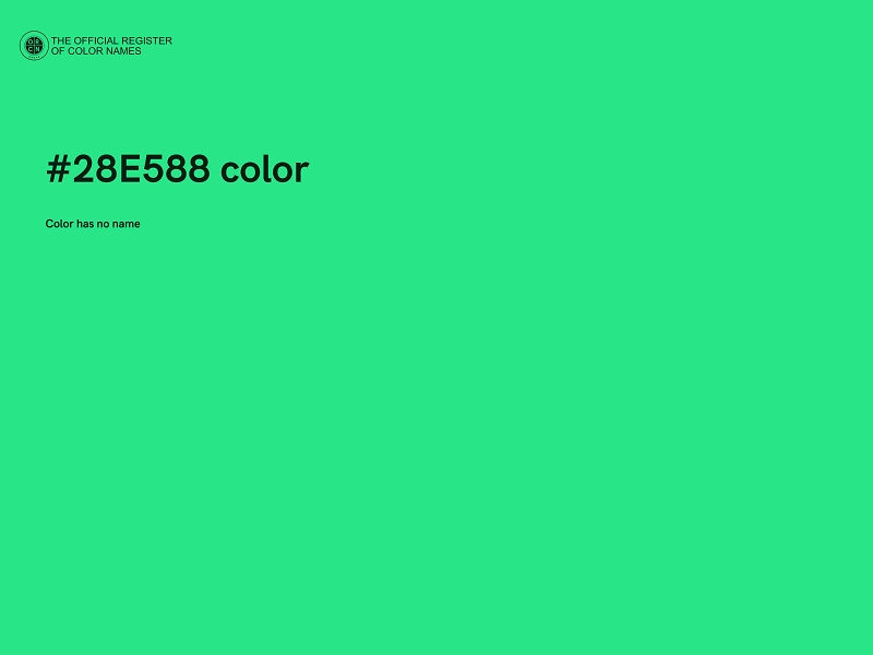 #28E588 color image