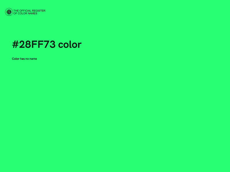 #28FF73 color image