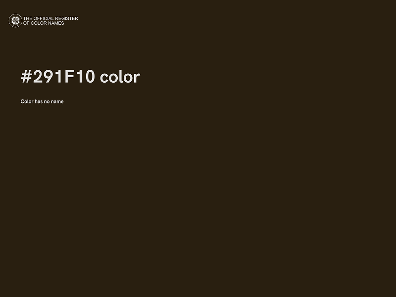 #291F10 color image