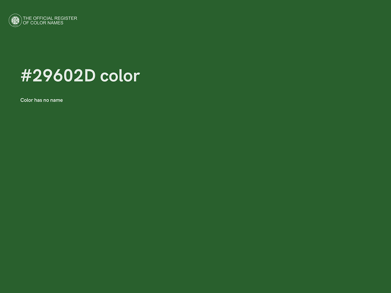 #29602D color image