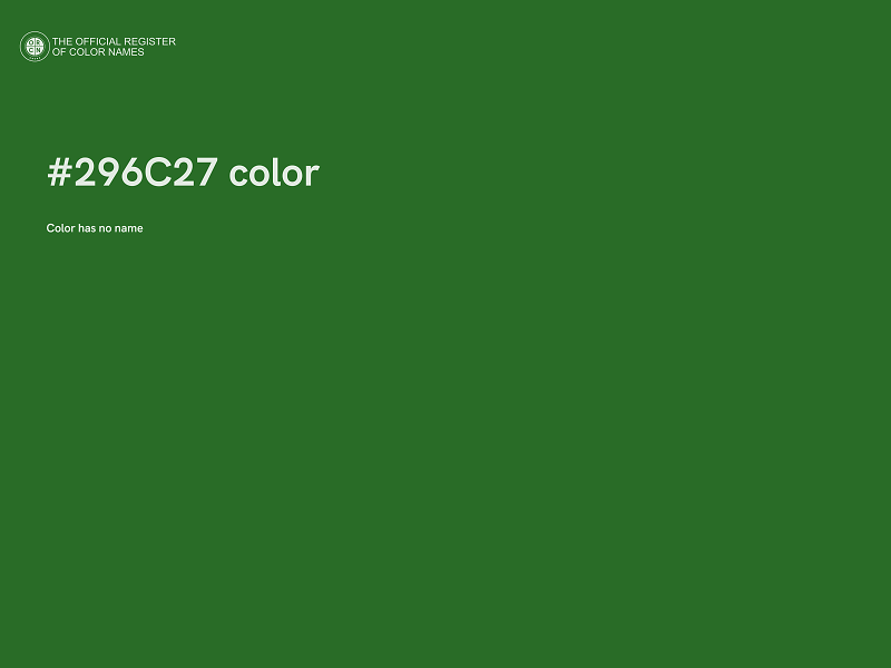 #296C27 color image