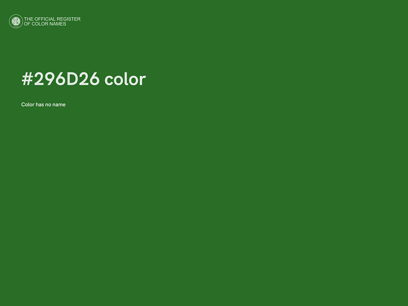 #296D26 color image