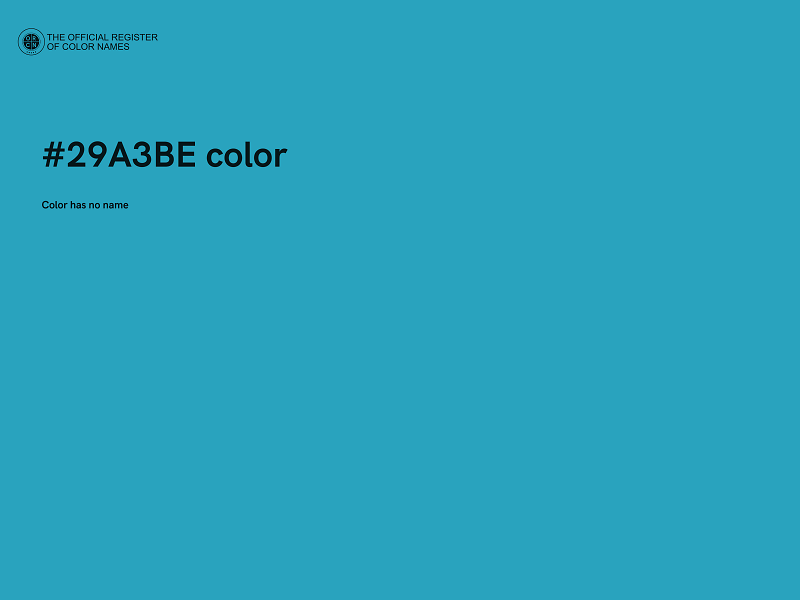 #29A3BE color image