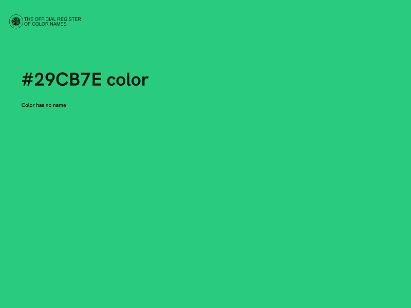 #29CB7E color image