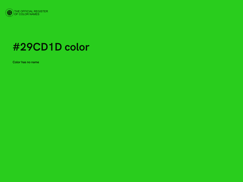 #29CD1D color image