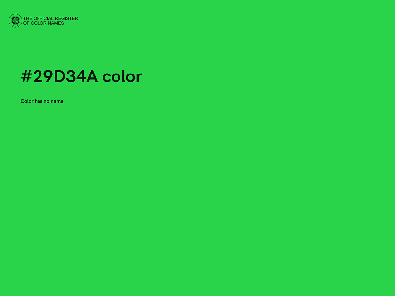 #29D34A color image