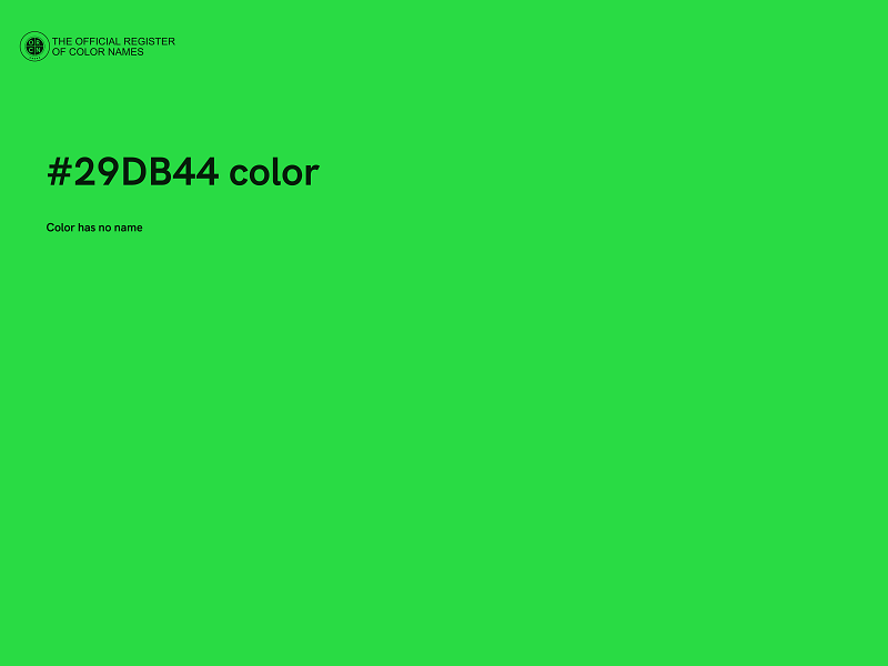 #29DB44 color image