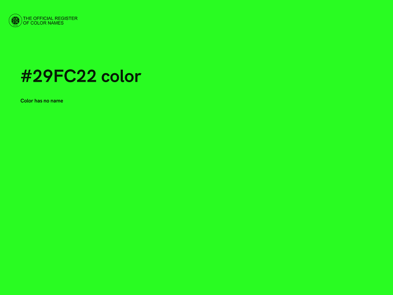 #29FC22 color image