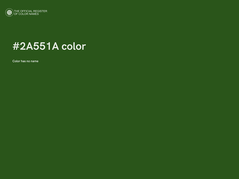 #2A551A color image