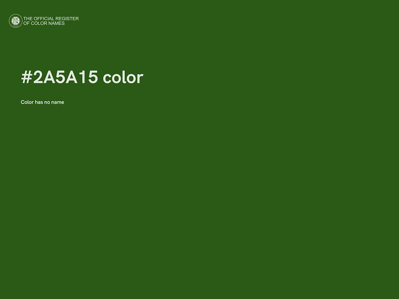 #2A5A15 color image