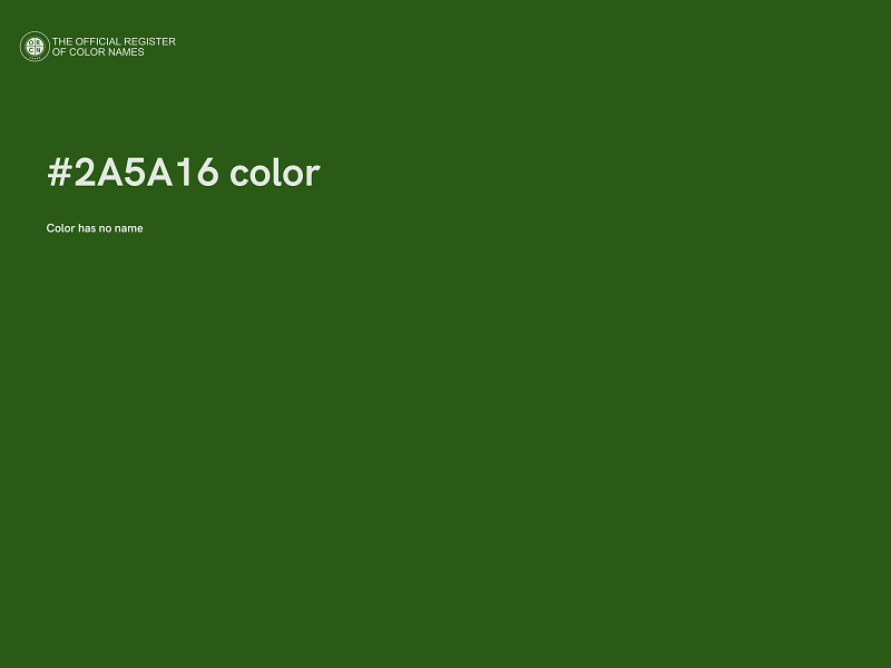 #2A5A16 color image