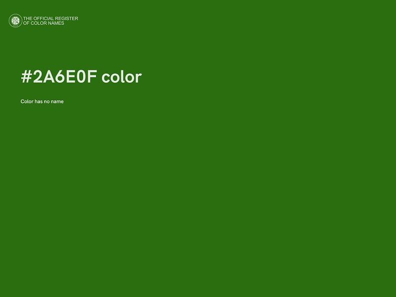 #2A6E0F color image