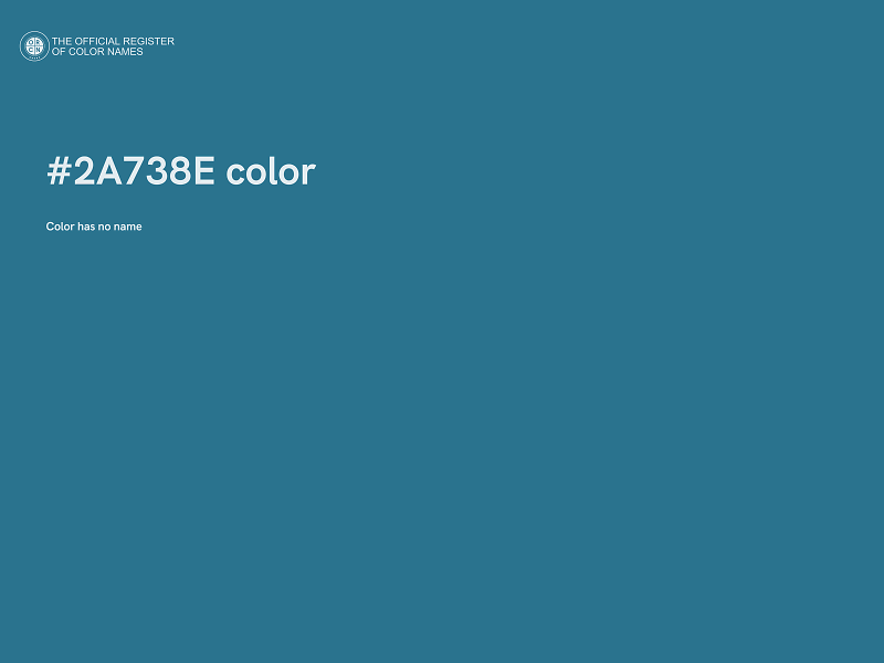 #2A738E color image