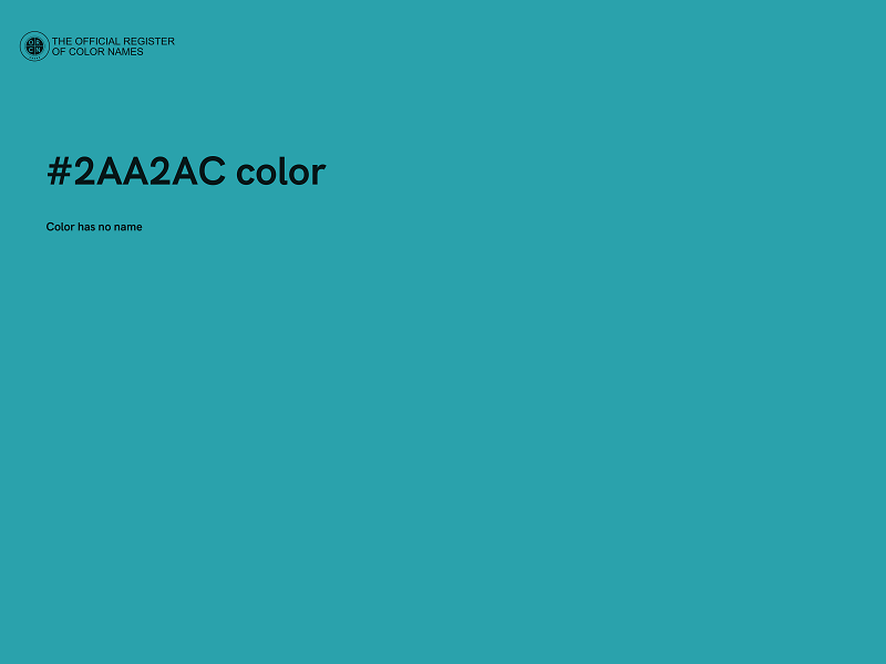 #2AA2AC color image