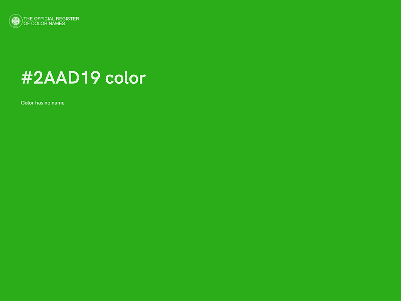 #2AAD19 color image