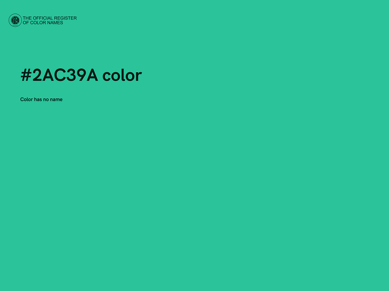 #2AC39A color image