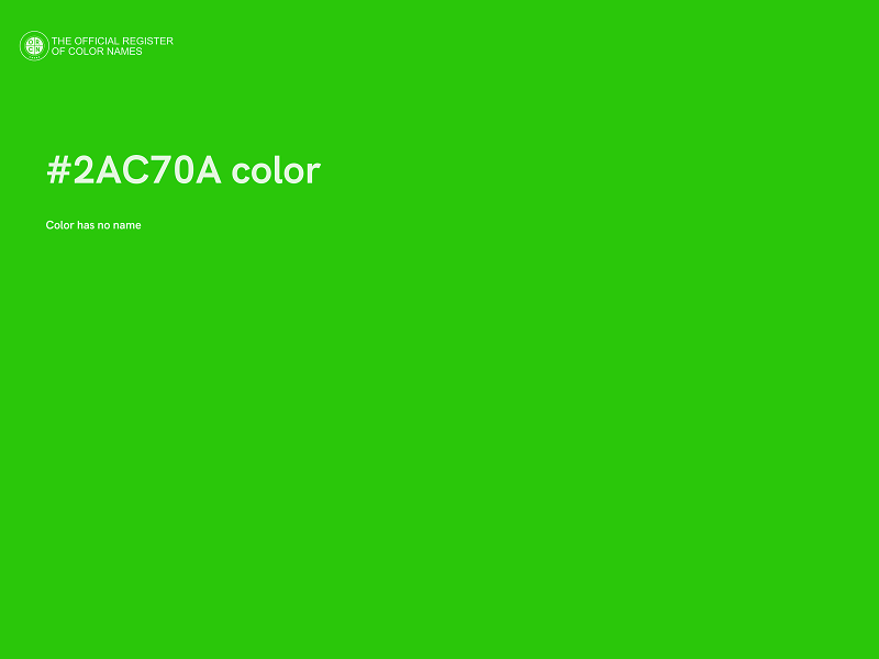 #2AC70A color image