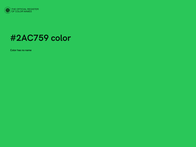 #2AC759 color image