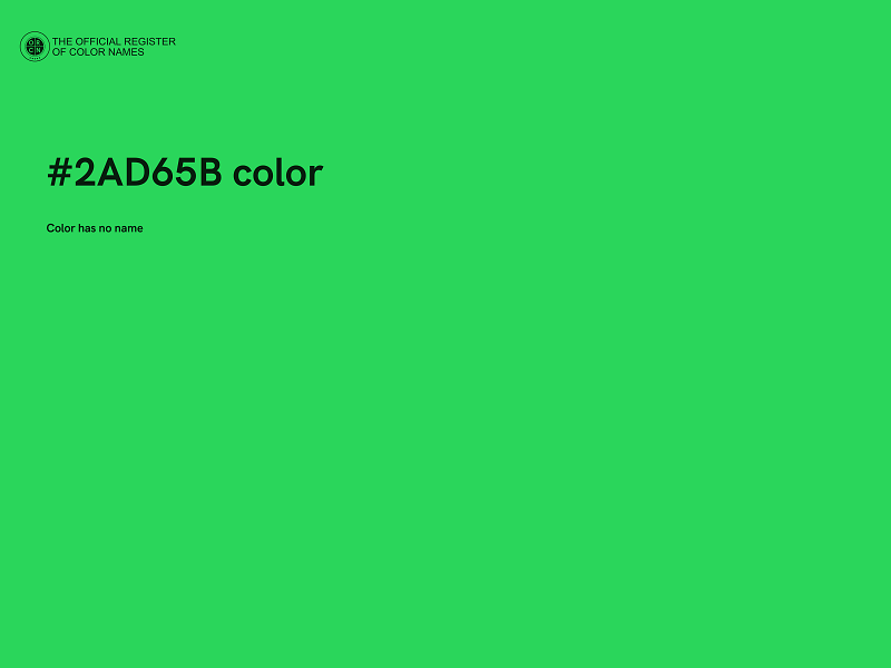 #2AD65B color image