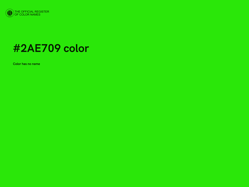 #2AE709 color image