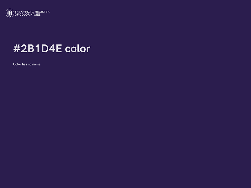 #2B1D4E color image