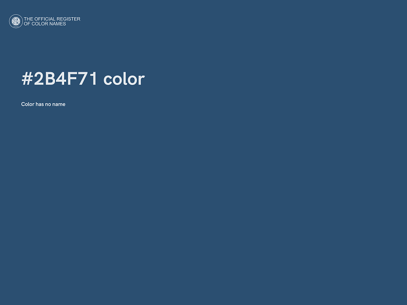 #2B4F71 color image