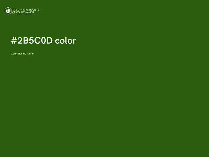 #2B5C0D color image