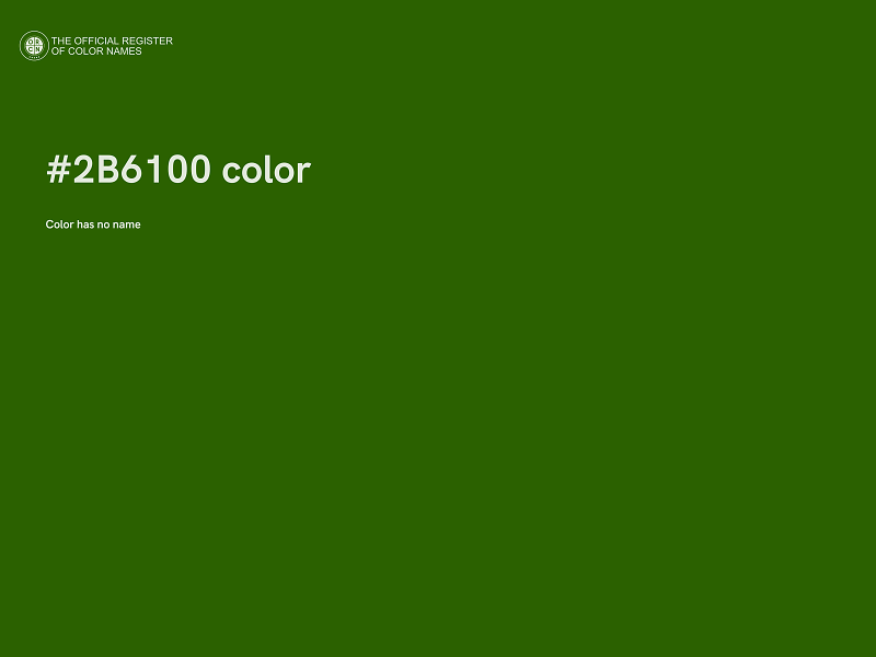 #2B6100 color image