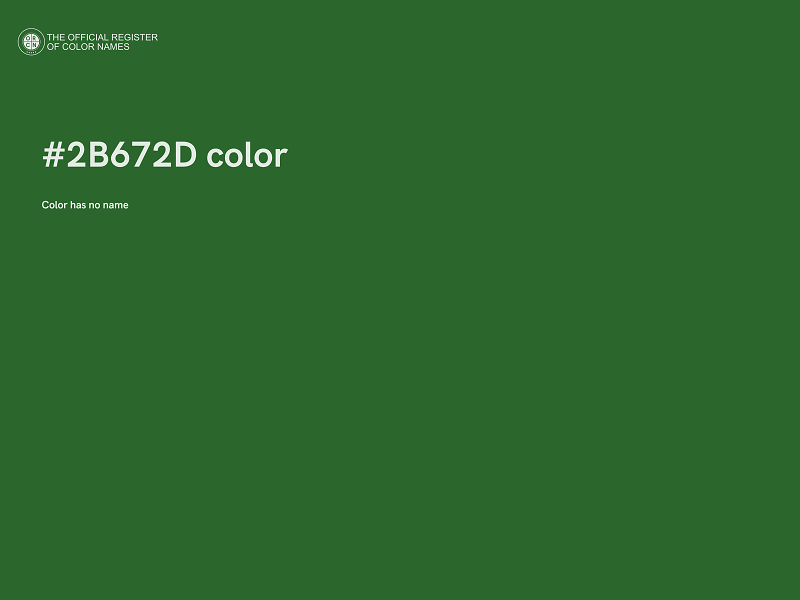 #2B672D color image