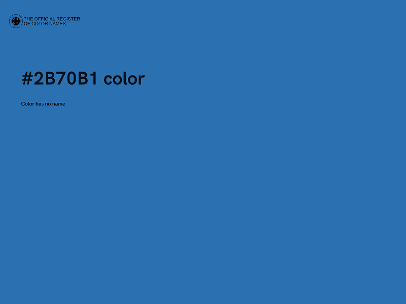 #2B70B1 color image