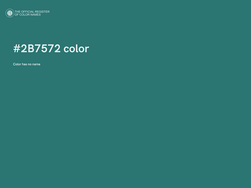 #2B7572 color image