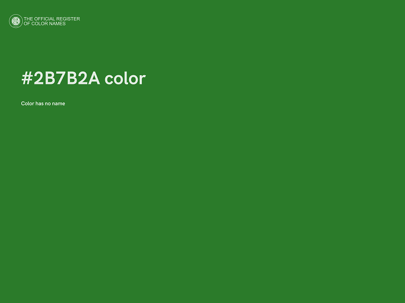 #2B7B2A color image