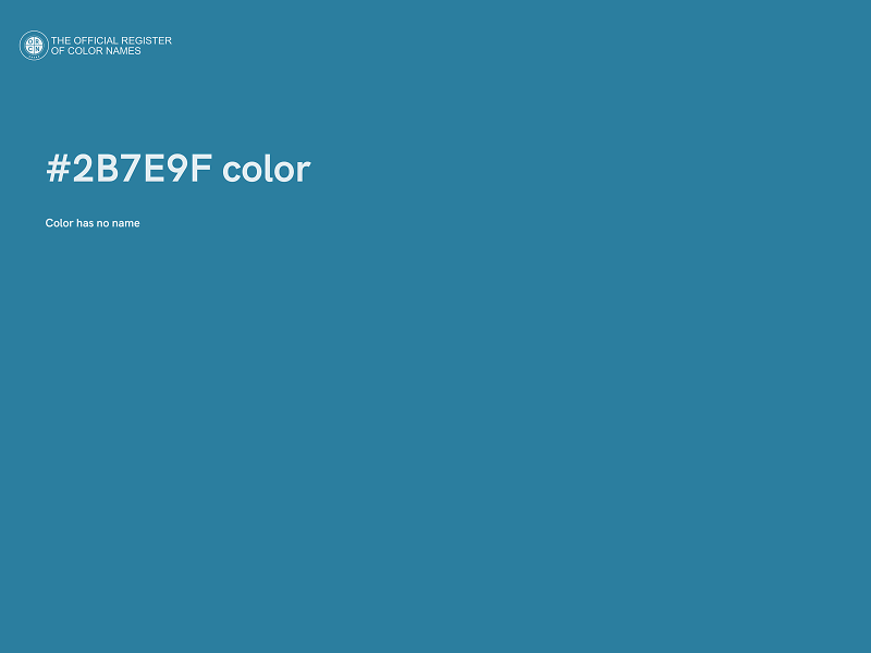 #2B7E9F color image