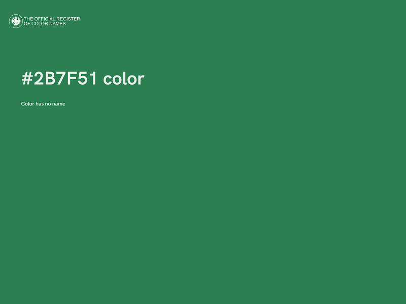 #2B7F51 color image