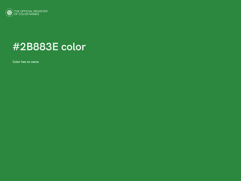 #2B883E color image