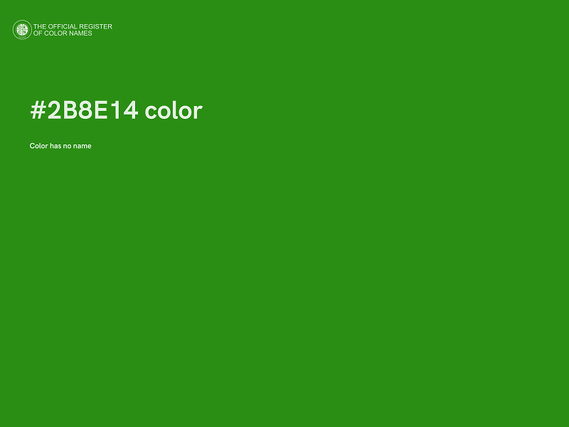 #2B8E14 color image