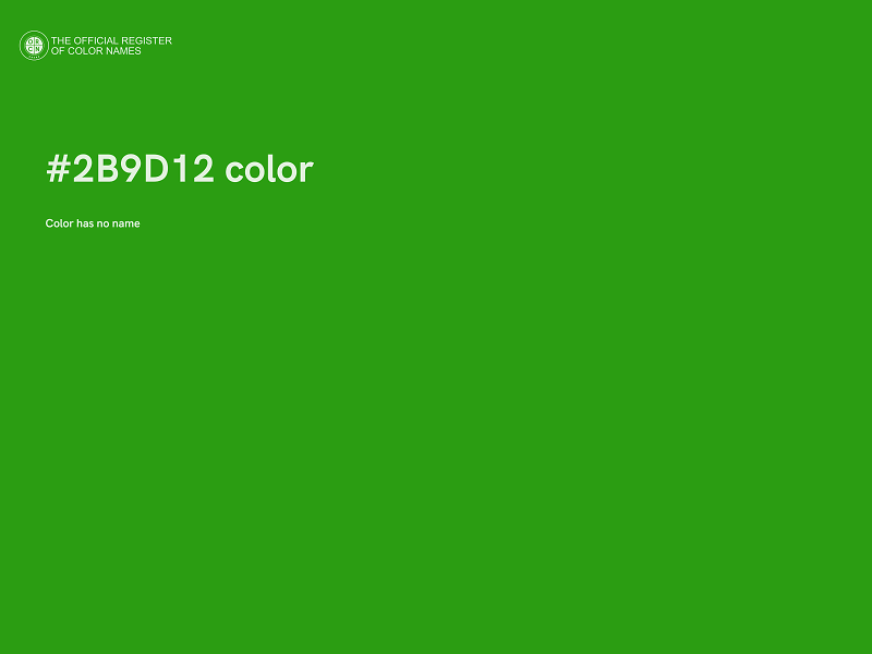 #2B9D12 color image