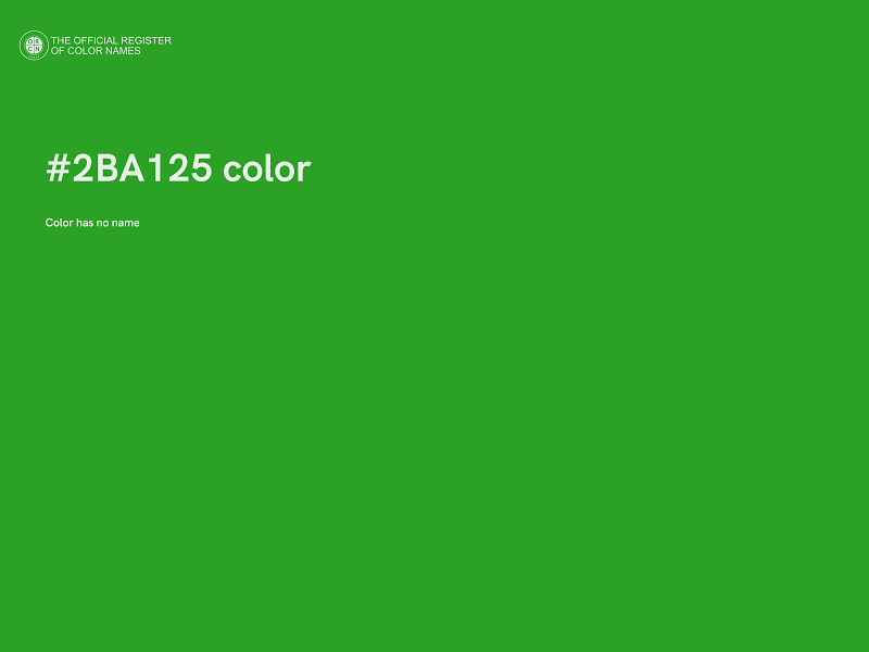 #2BA125 color image