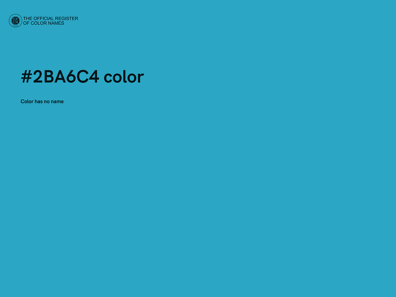 #2BA6C4 color image