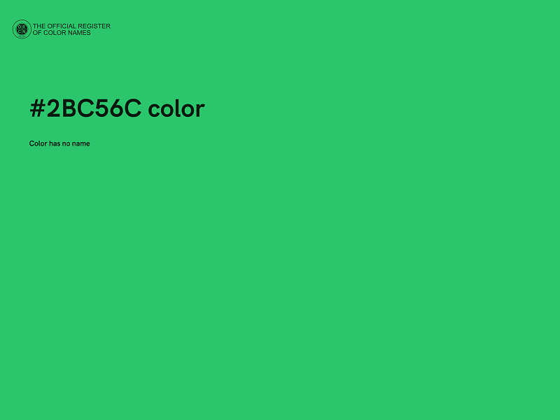 #2BC56C color image